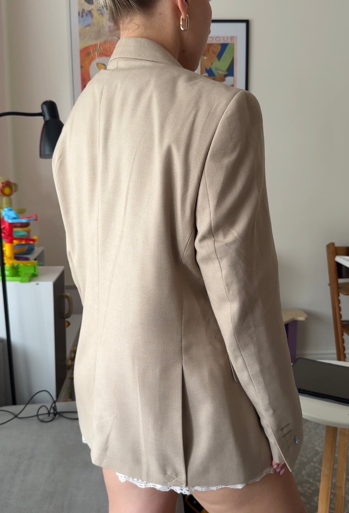 Blue as the sea Upcycled blazer
