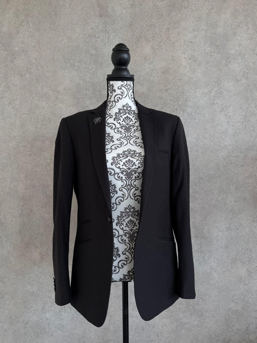Embellished Black Blazer