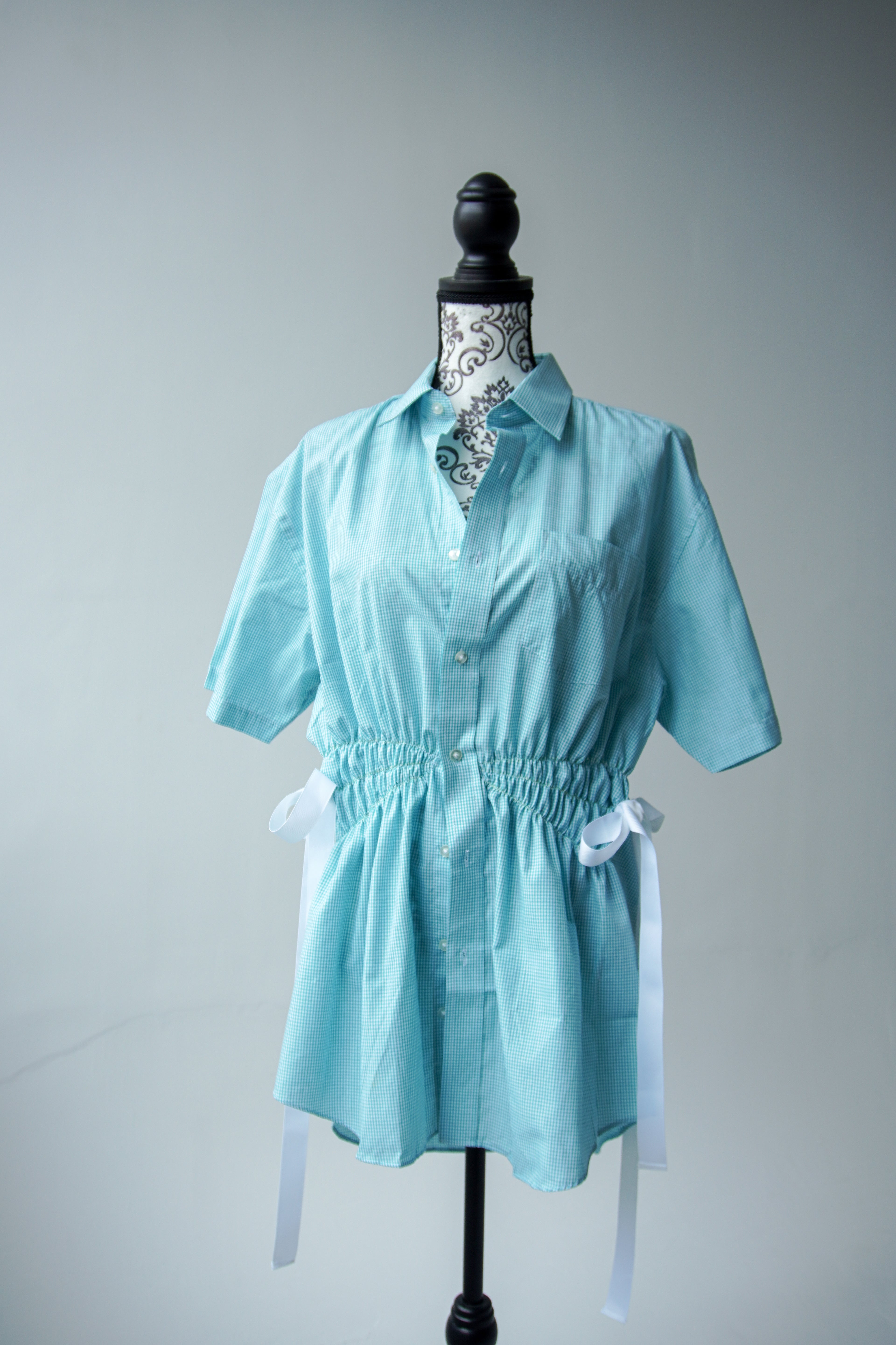 Sea-blue shirt