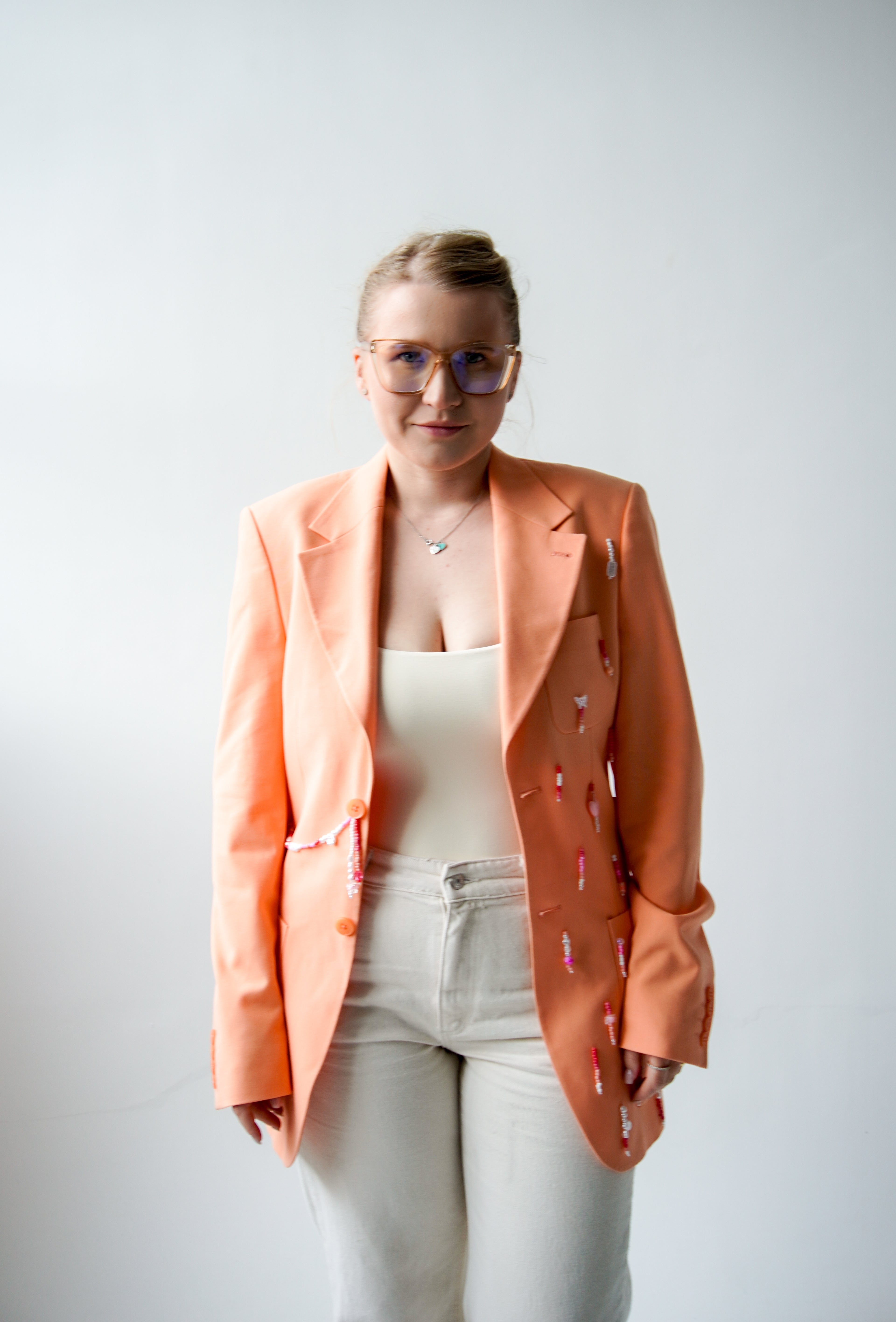Peachy blazer