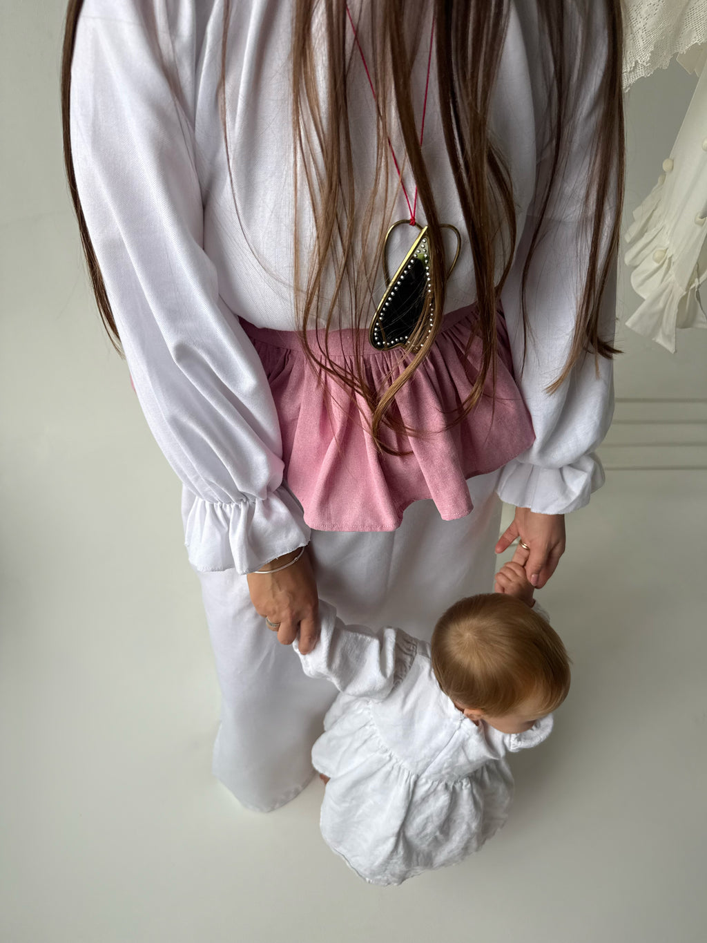 Leliya basque belt ( in pink color