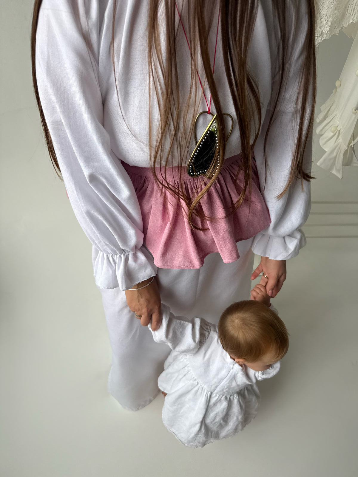 Leliya basque belt ( in pink color