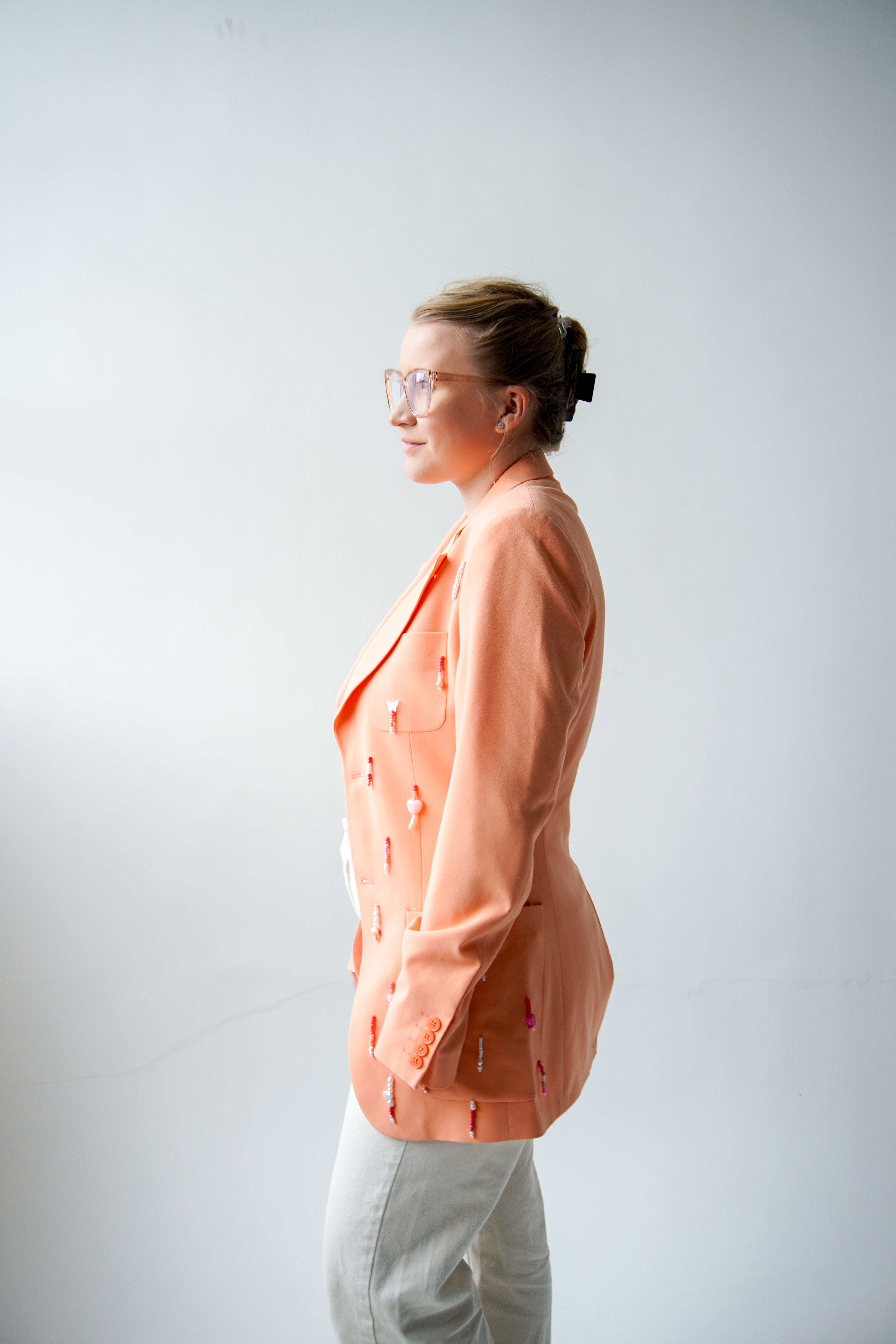 Peachy blazer