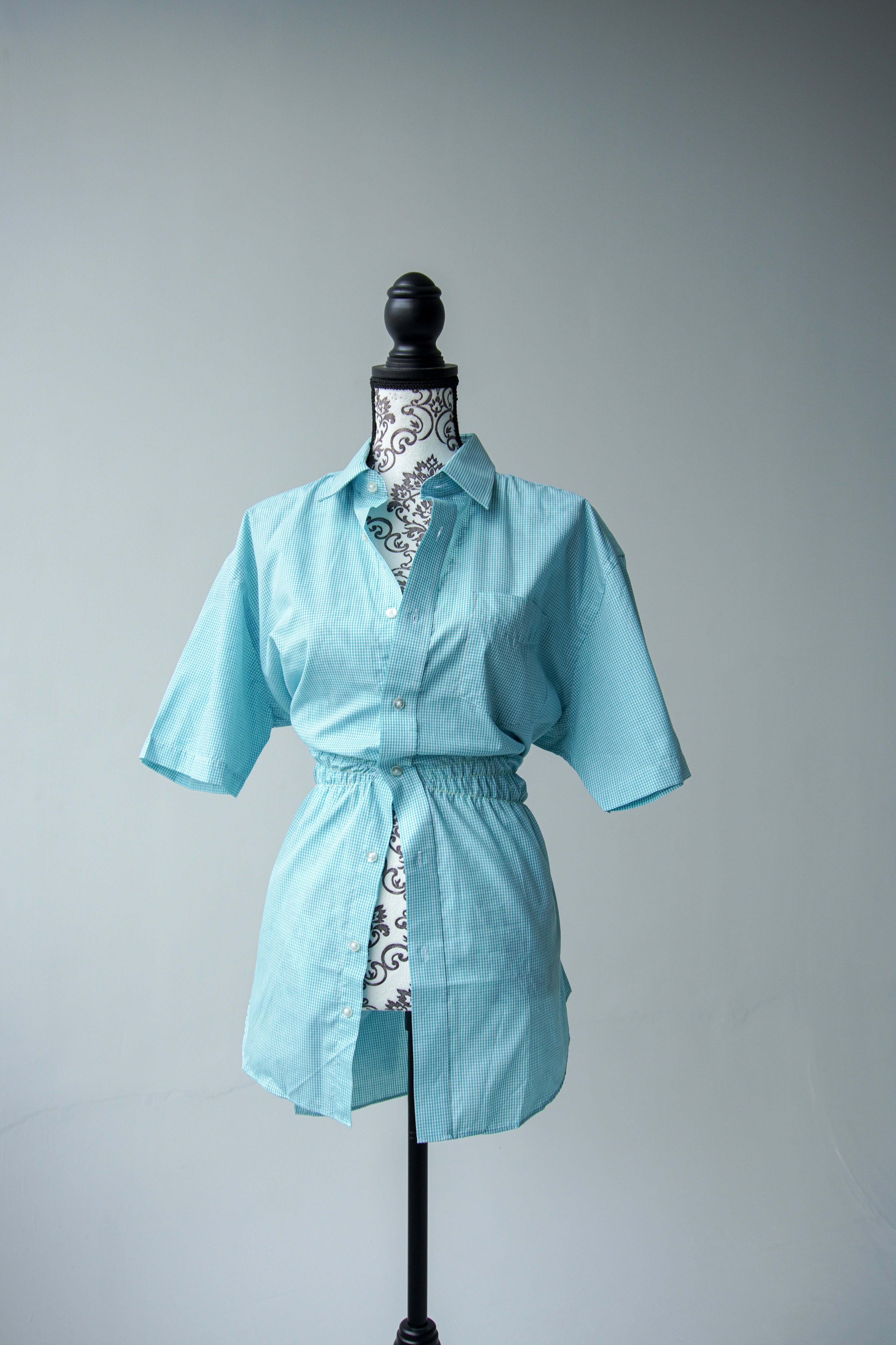 Sea-blue shirt