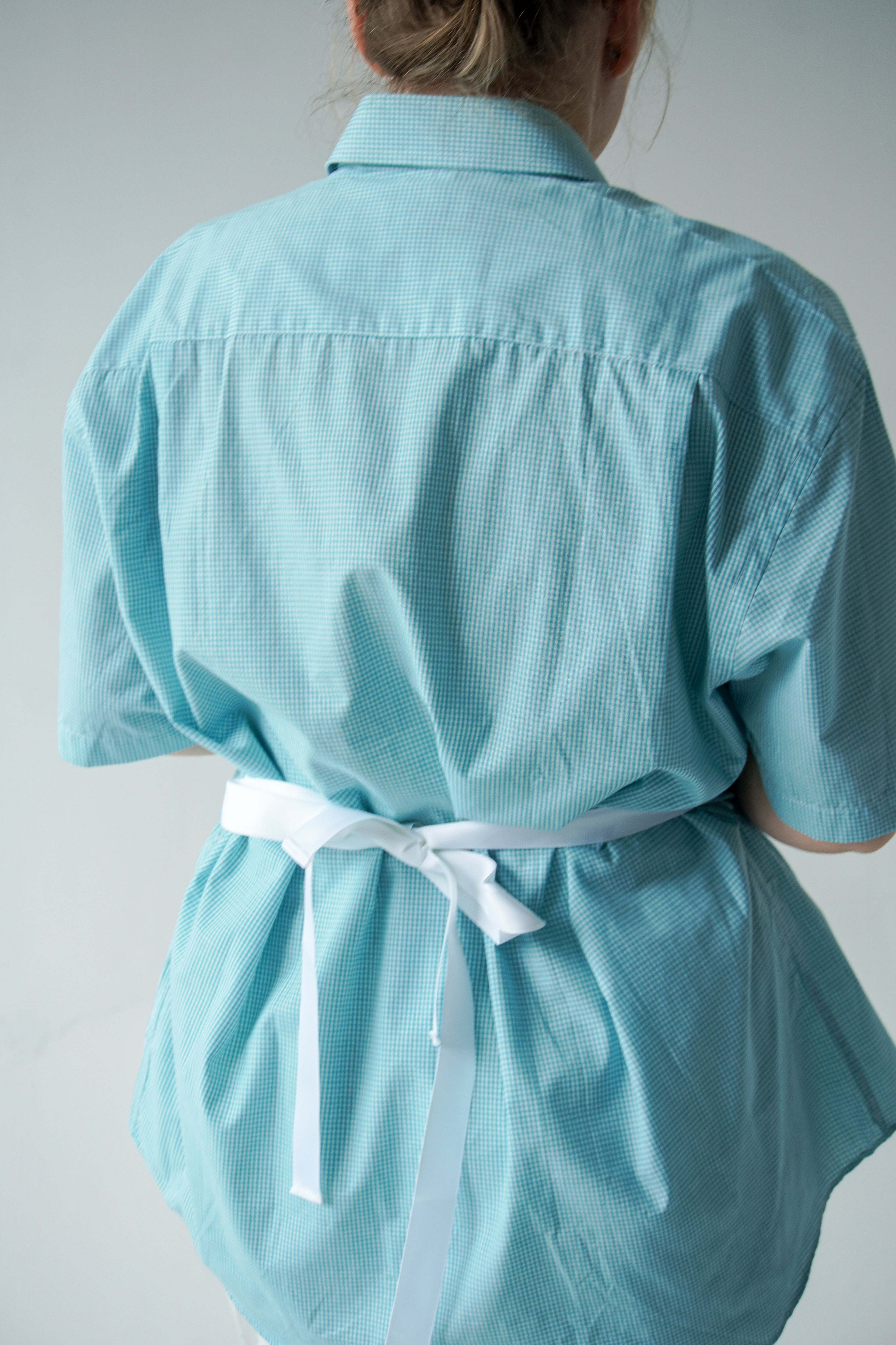Sea-blue shirt