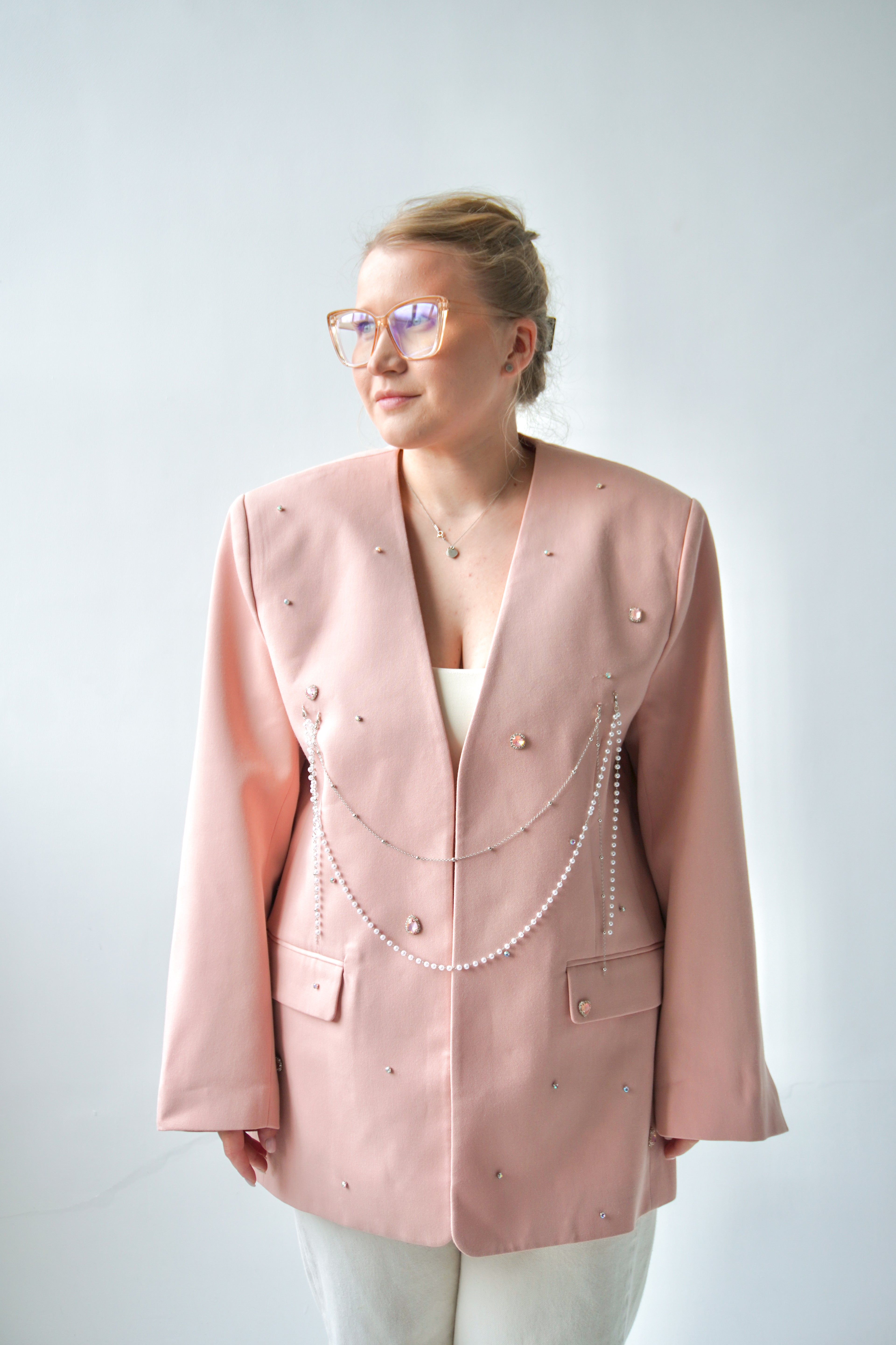 “Rose” upcycling blazer