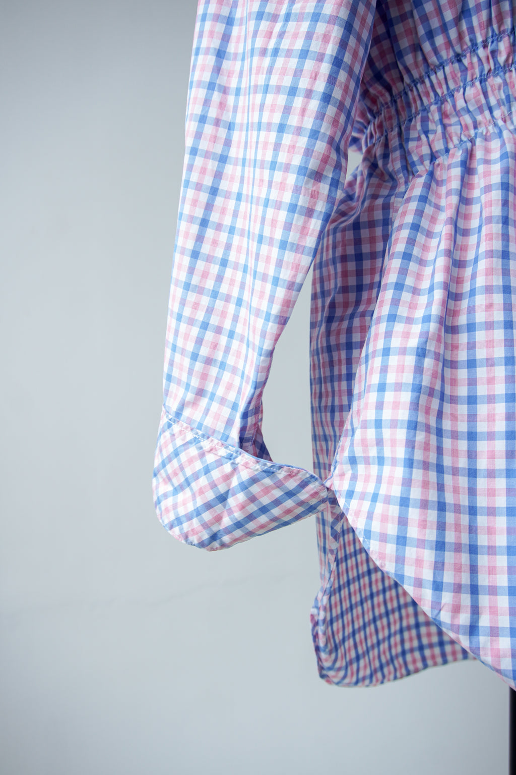 Fitted checked shirt