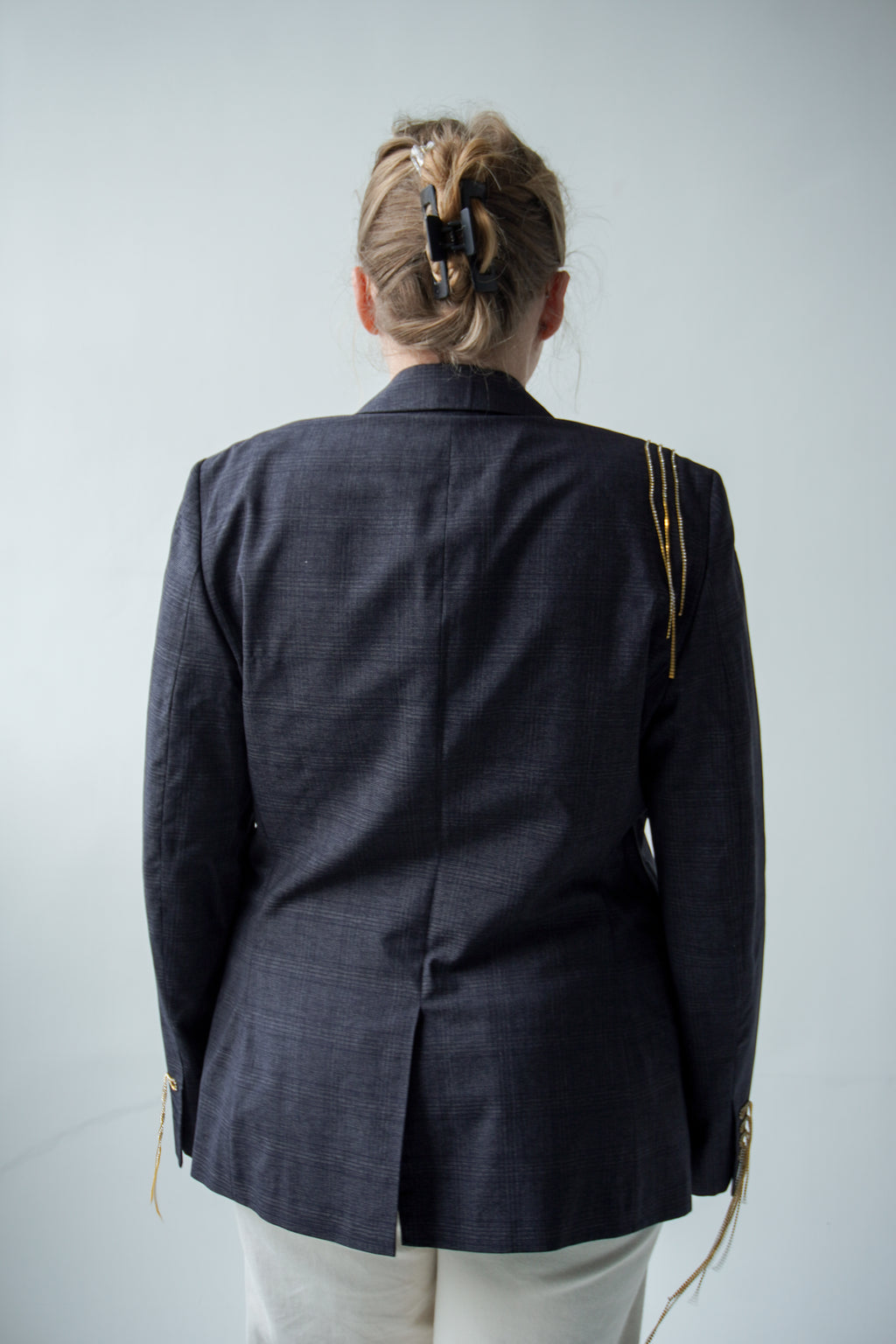 Shaped-Waist Blazer