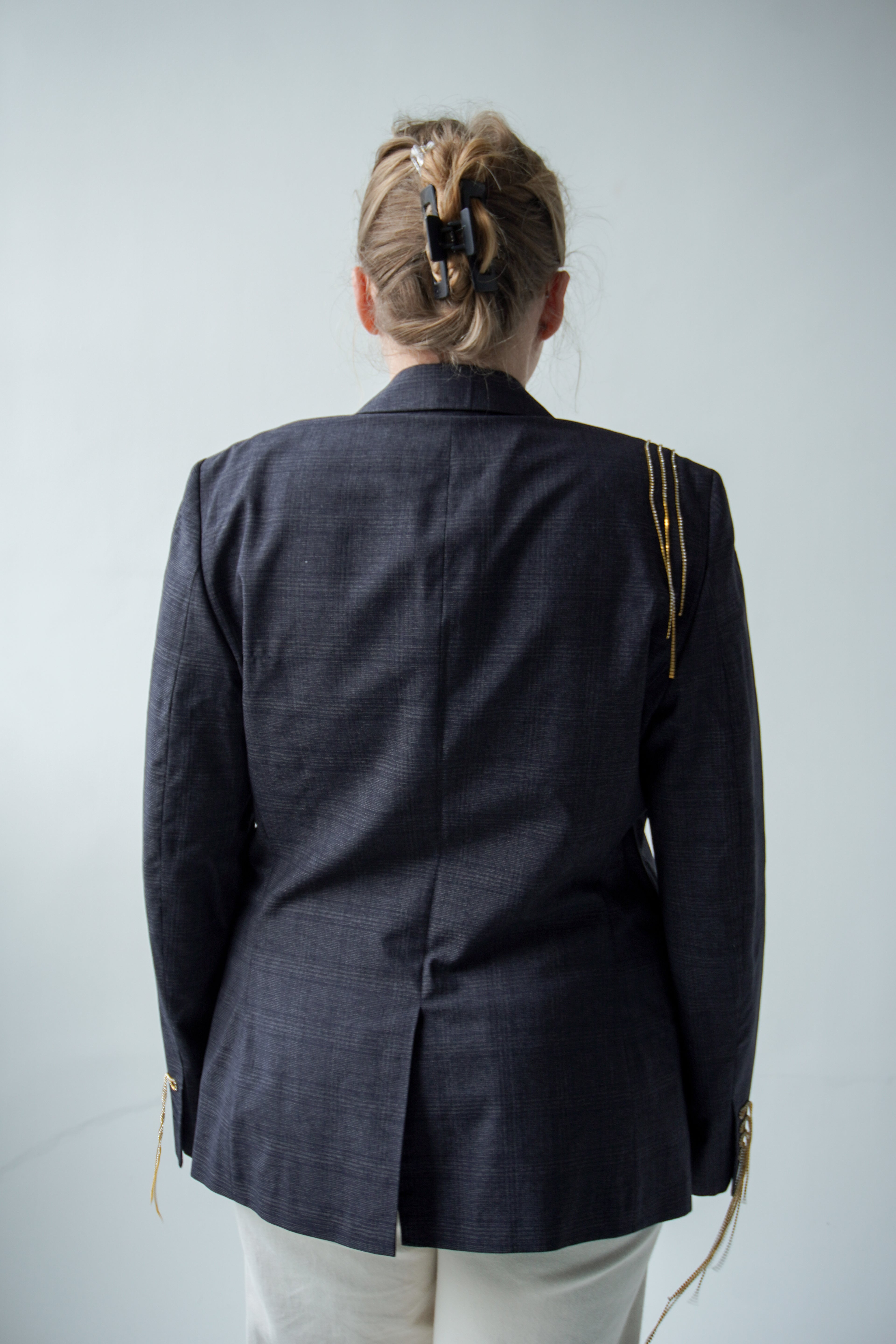 Shaped-Waist Blazer