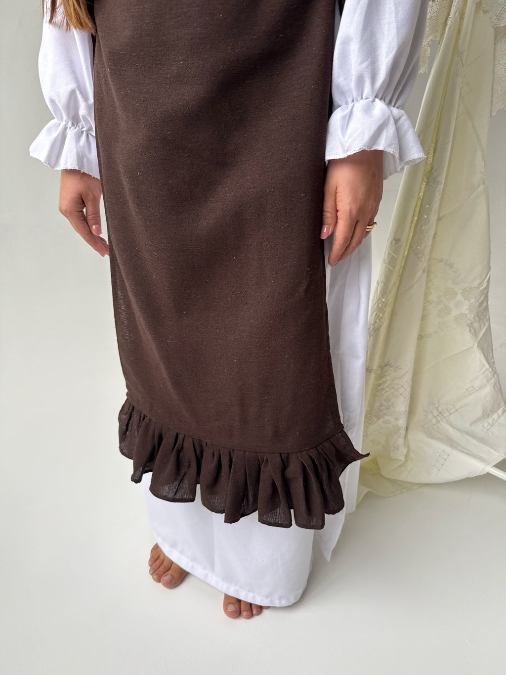 Nona zapaska ( in dark chocolate color) set of 2
