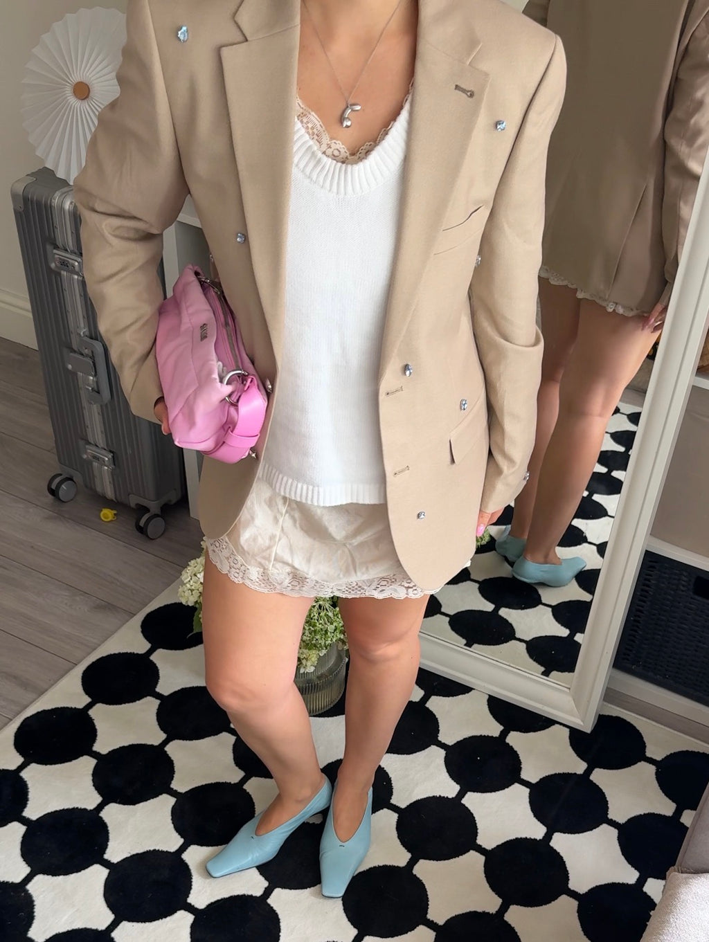 Blue as the sea Upcycled blazer