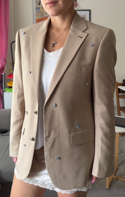 Blue as the sea Upcycled blazer