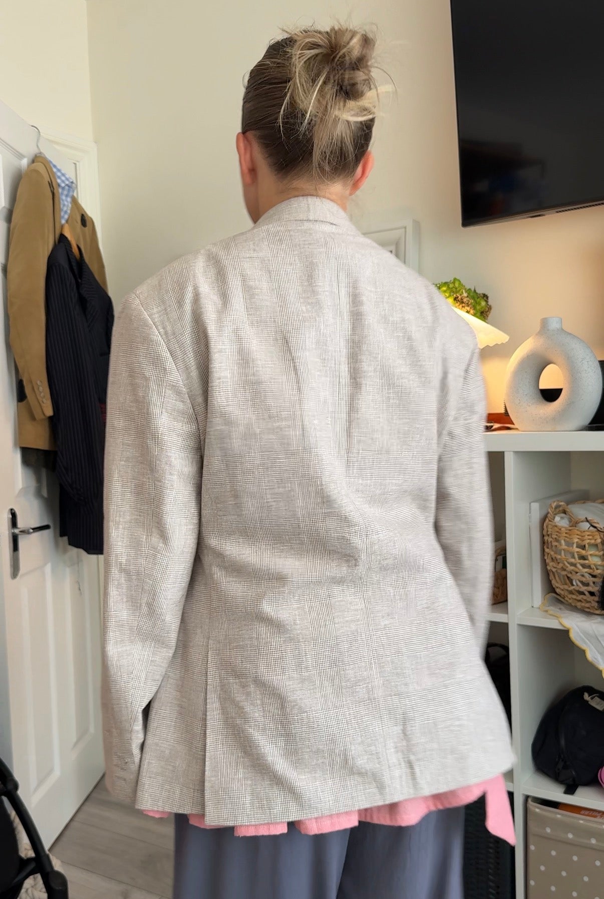 Tailored Check Blazer
