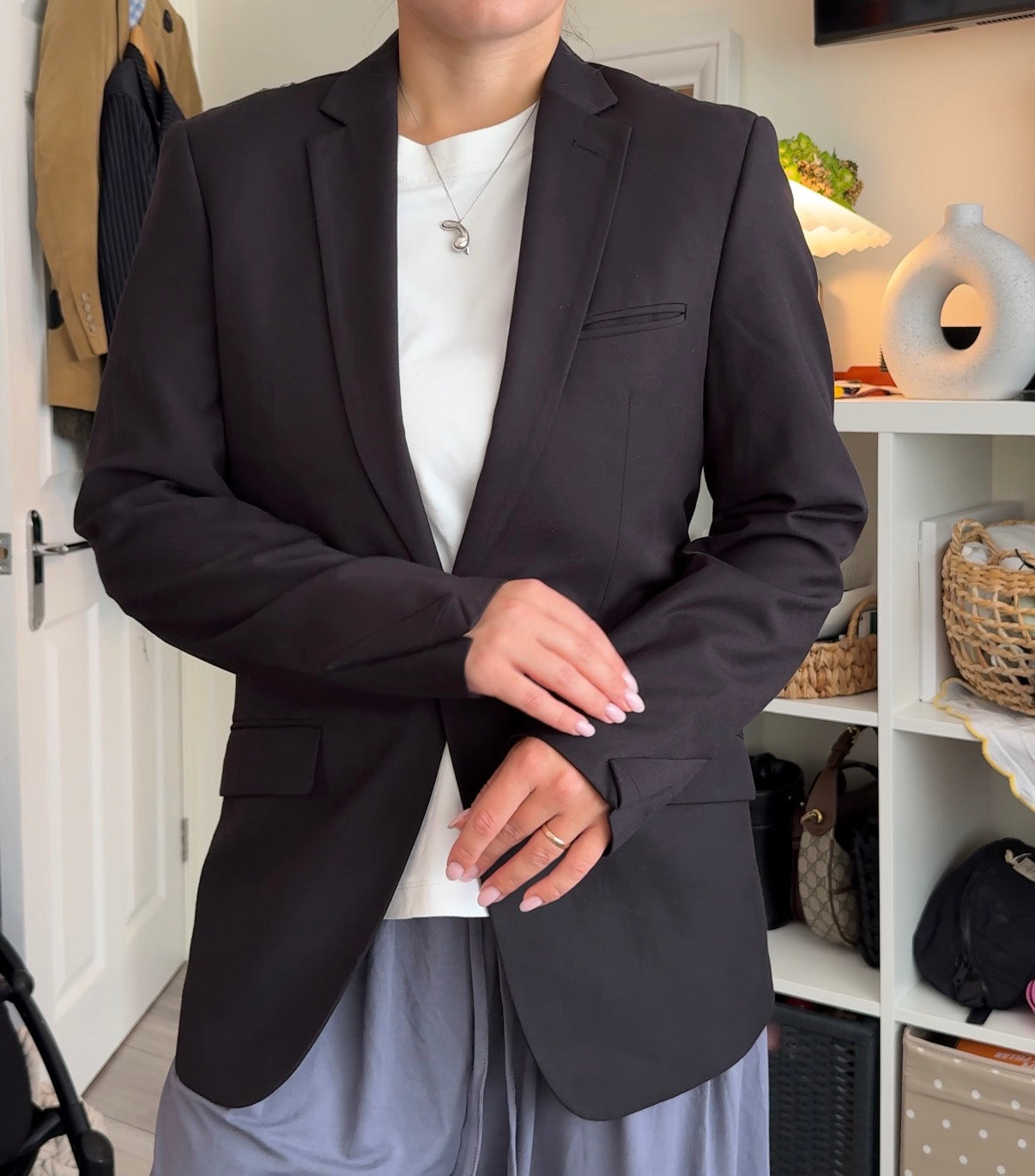 Embellished Black Blazer