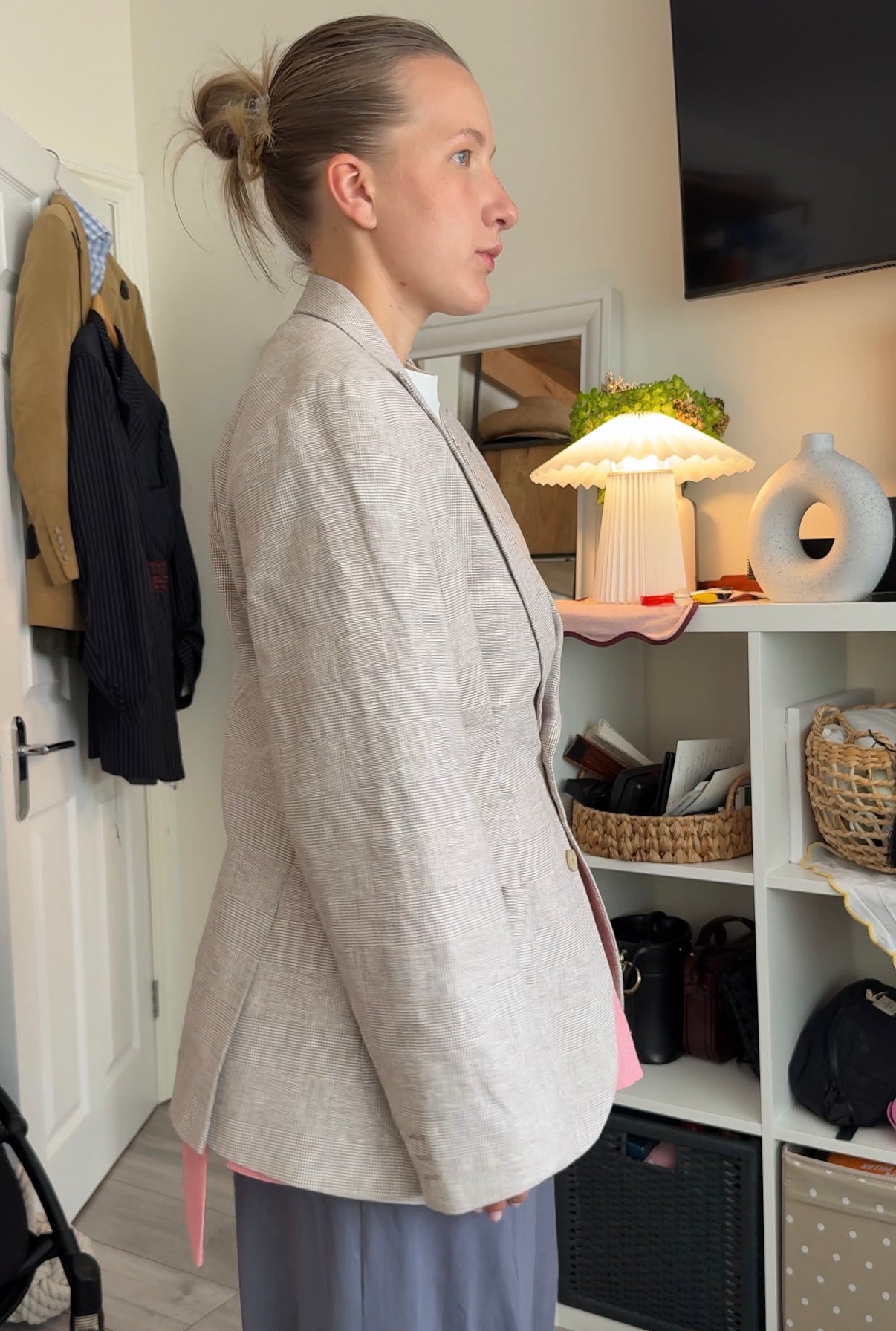 Tailored Check Blazer