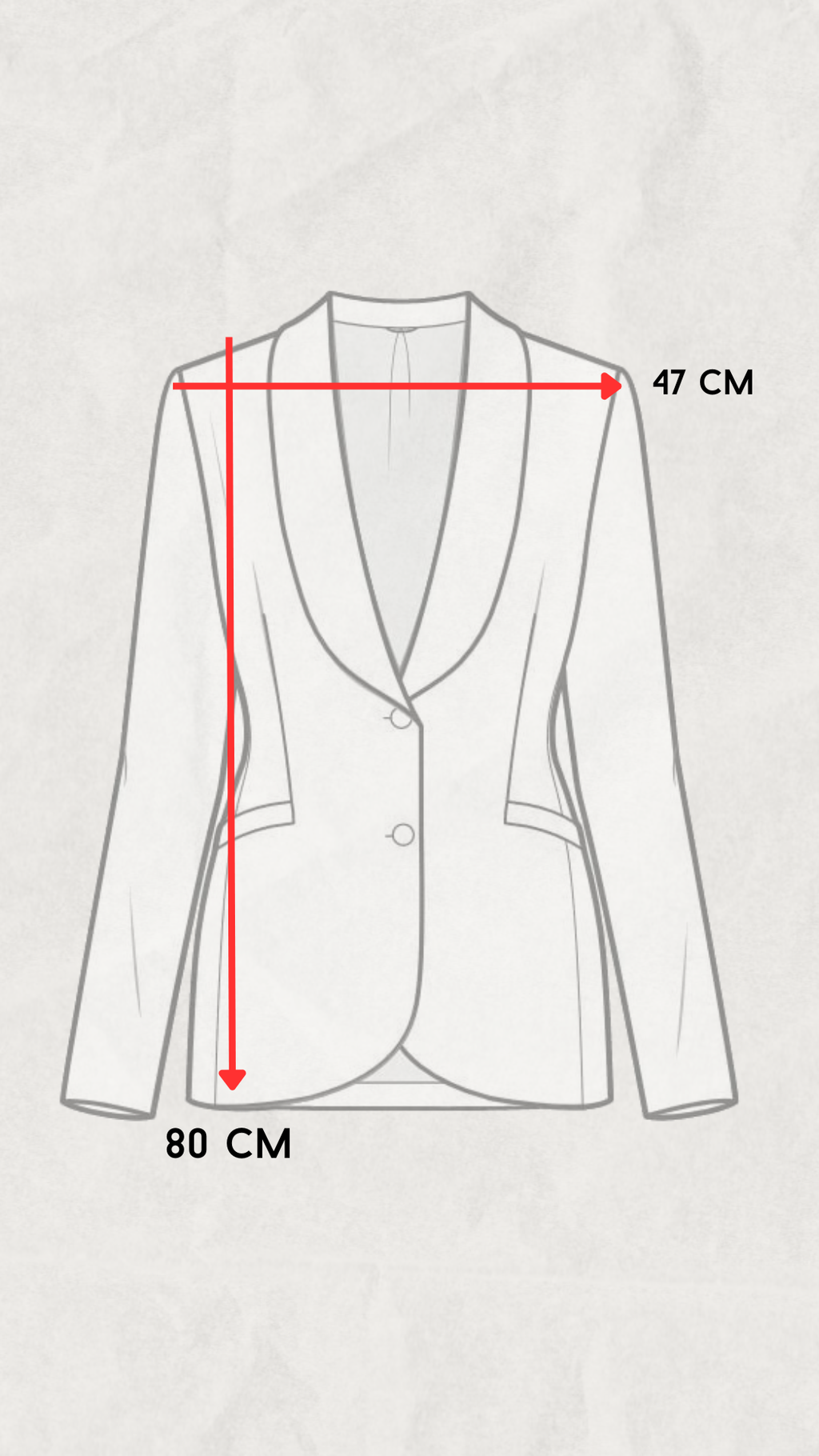 3-D hearts blazer