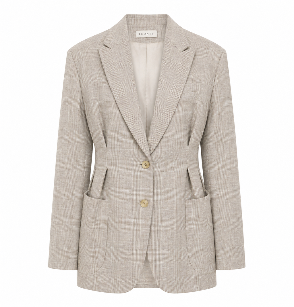 Tailored Check Blazer