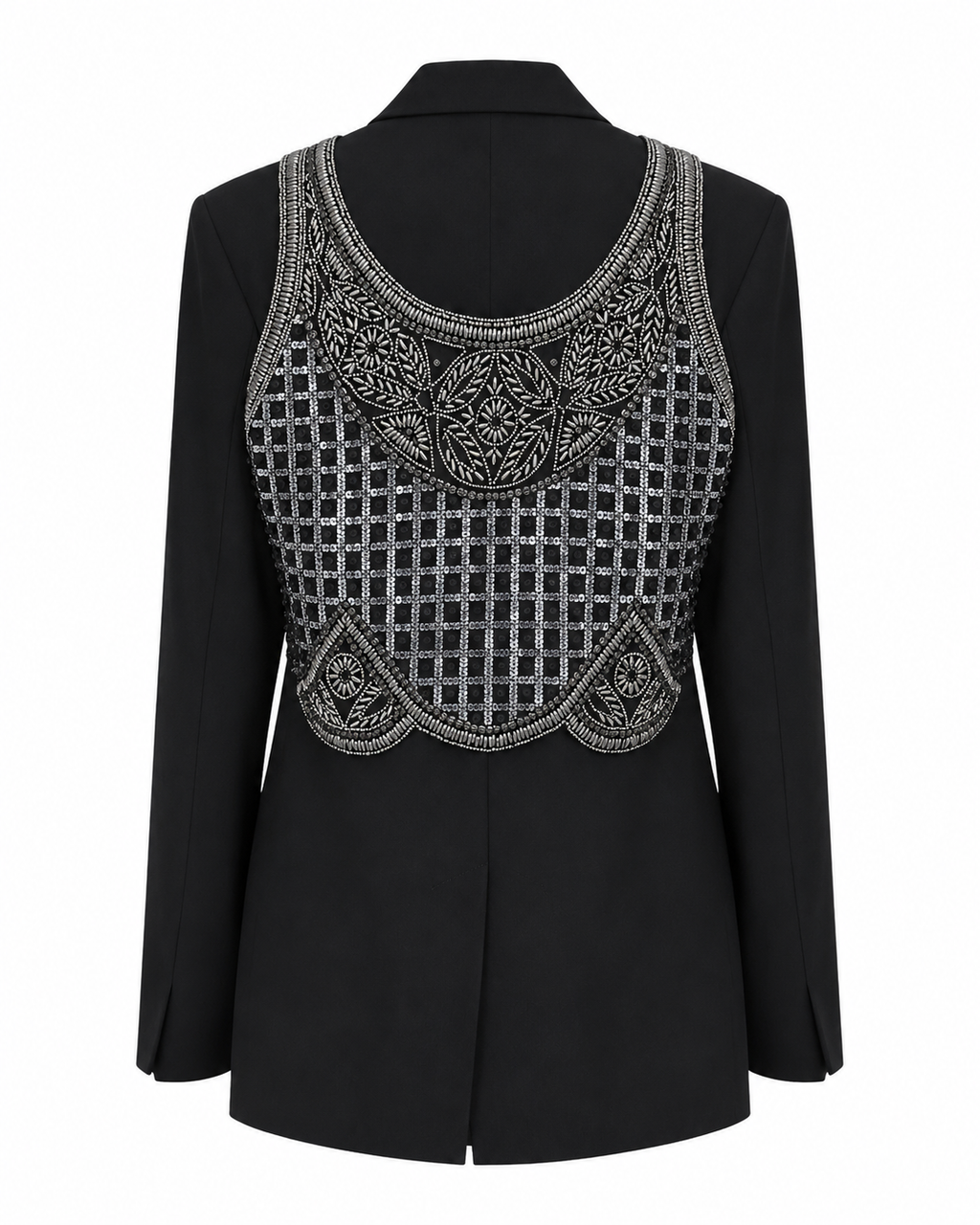 Embellished Black Blazer