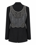 Embellished Black Blazer