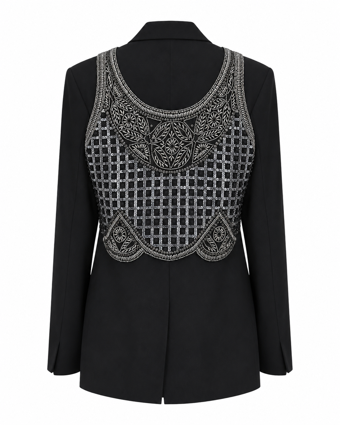 Embellished Black Blazer
